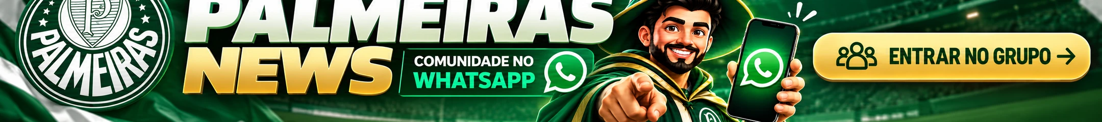 Palmeiras News — entrar no grupo de WhatsApp