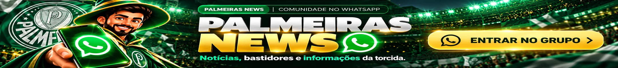 Palmeiras News — entrar no grupo de WhatsApp
