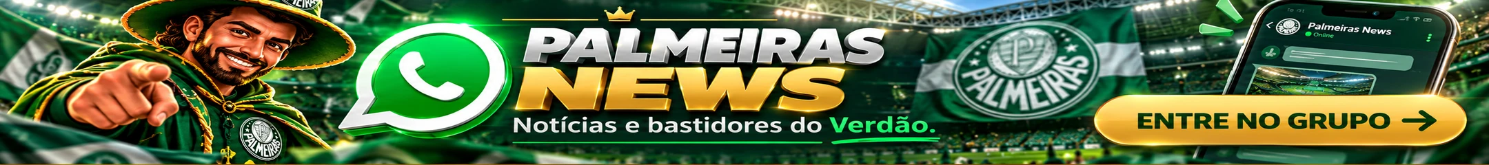 Palmeiras News — entrar no grupo de WhatsApp