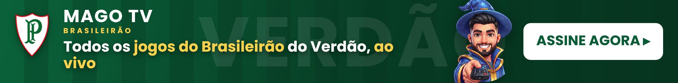 Mago TV — Brasileirão (banner listras)