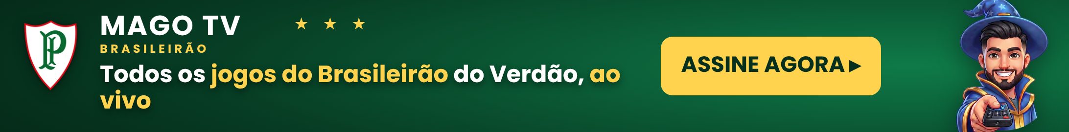 Mago TV — Brasileirão (banner estrelas)