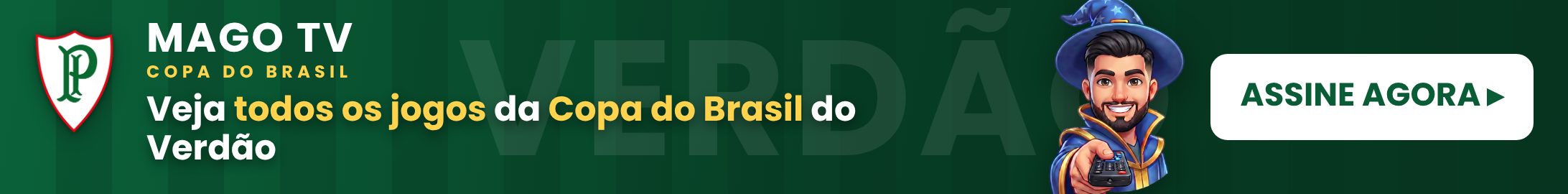 Mago TV — Copa do Brasil (banner listras)