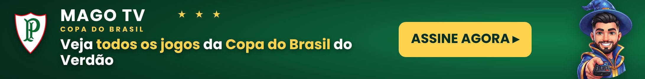 Mago TV — Copa do Brasil (banner estrelas)