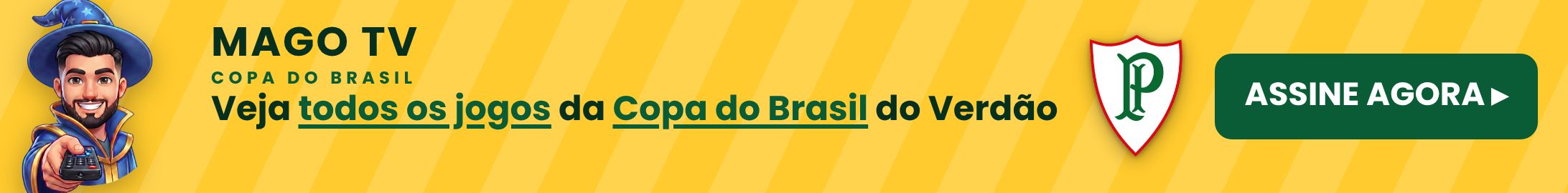 Mago TV — Copa do Brasil (banner amarela)