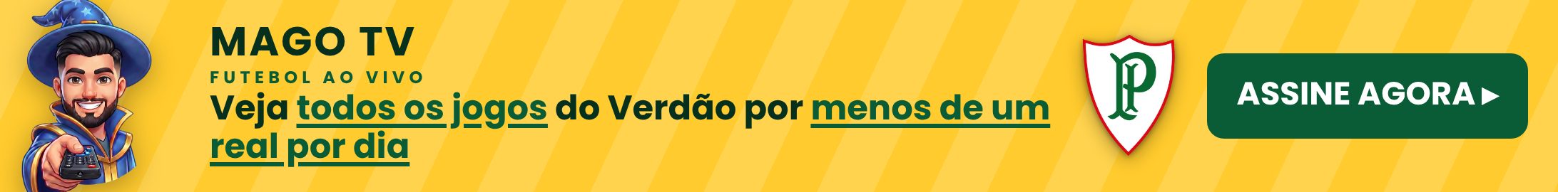 Mago TV — Todos os jogos (banner amarela)