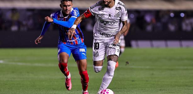 Neymar leva terceiro cartão amarelo e desfalca o Santos em clássico contra o Palmeiras