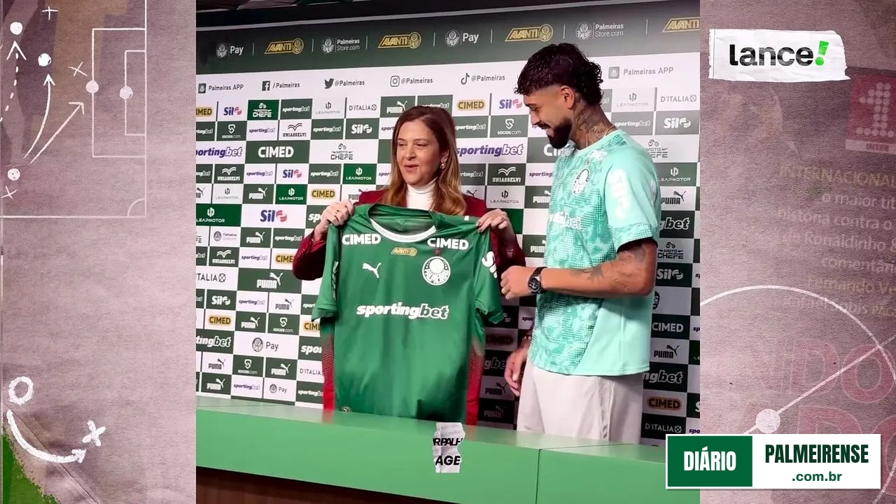 Alexander Barboza é apresentado oficialmente como novo reforço do Palmeiras