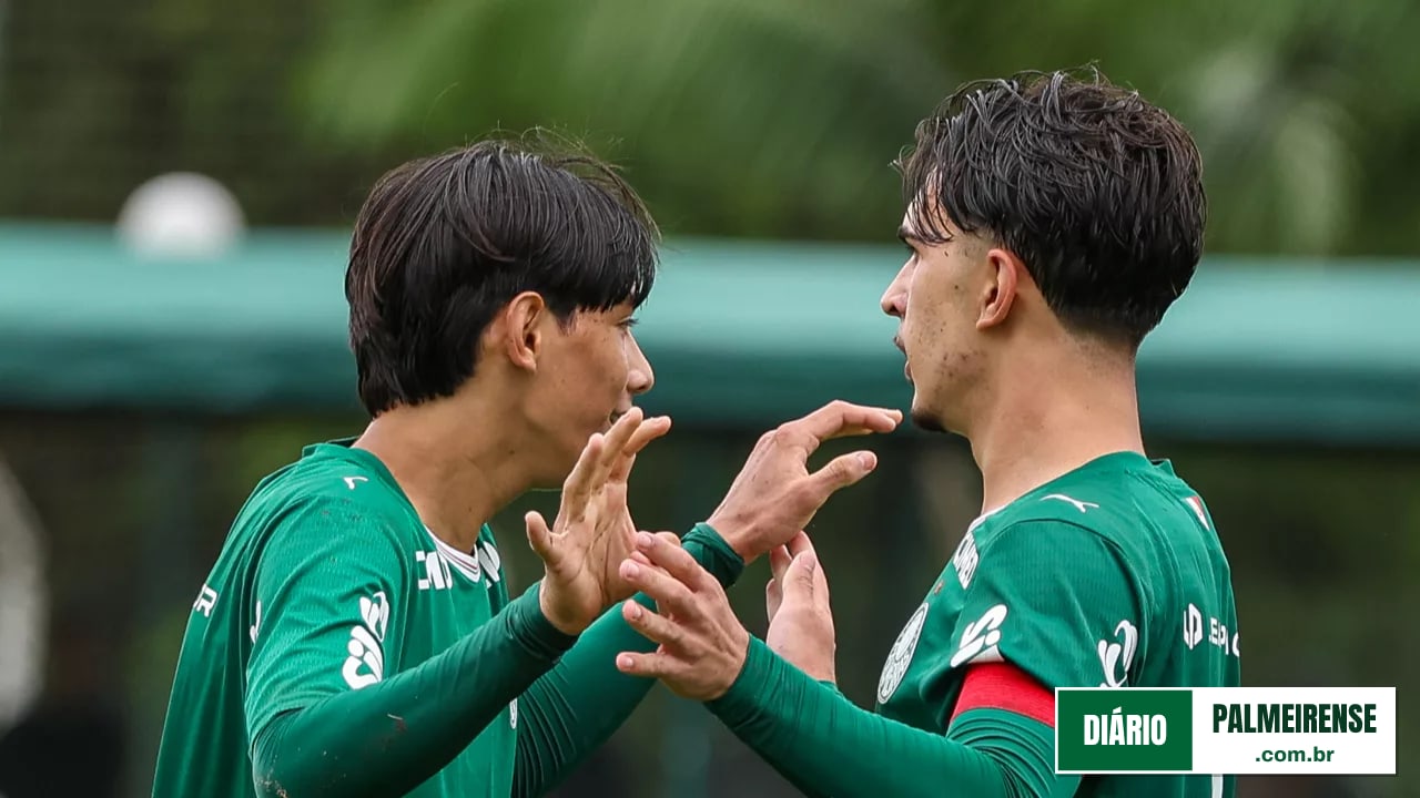 Palmeiras goleia o Rio Branco-SP por 5 a 0 pelas oitavas do Paulistão Sub-17