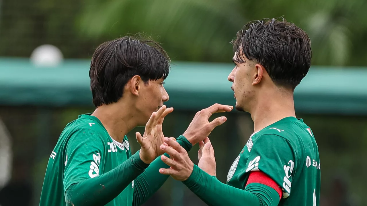 Palmeiras goleia o Rio Branco-SP por 5 a 0 pelas oitavas do Paulistão Sub-17