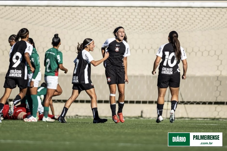 Palmeiras luta, mas sofre revés para o Corinthians no Paulista Feminino Sub-20