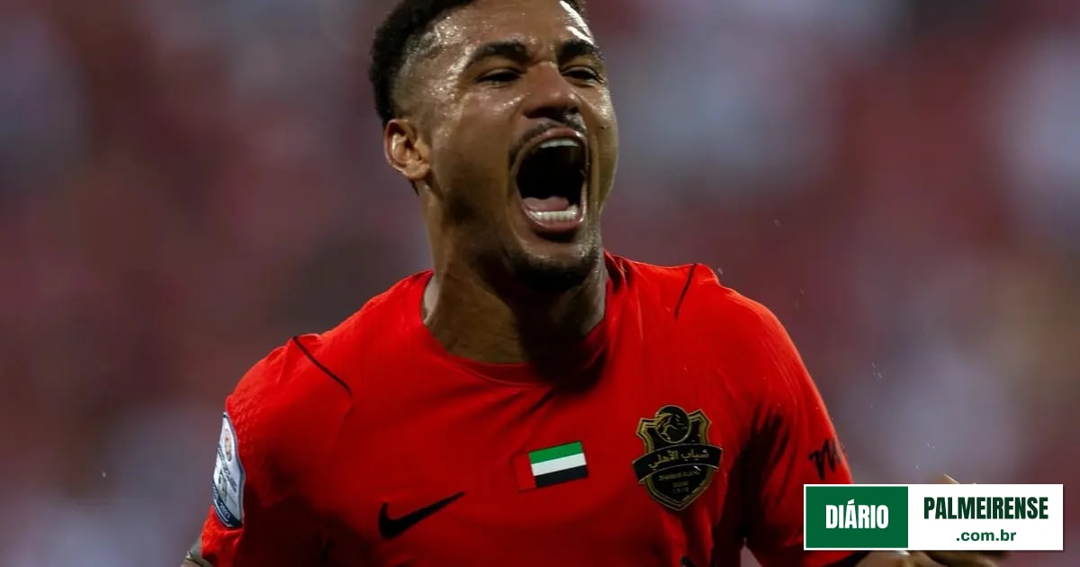 Cria da base do Palmeiras, Kauan Santos brilha com gol em clássico nos Emirados Árabes