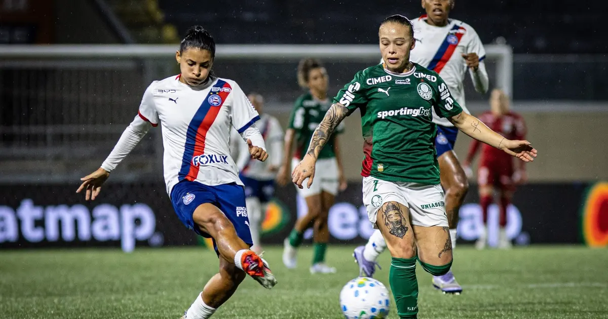 Palmeiras empata com o Bahia e se despede do Brasileirão Feminino nos pênaltis