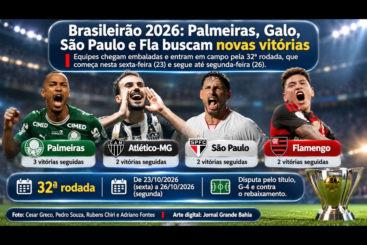 Palmeiras mira quarta vitória seguida no Brasileirão para colar na ponta da tabela