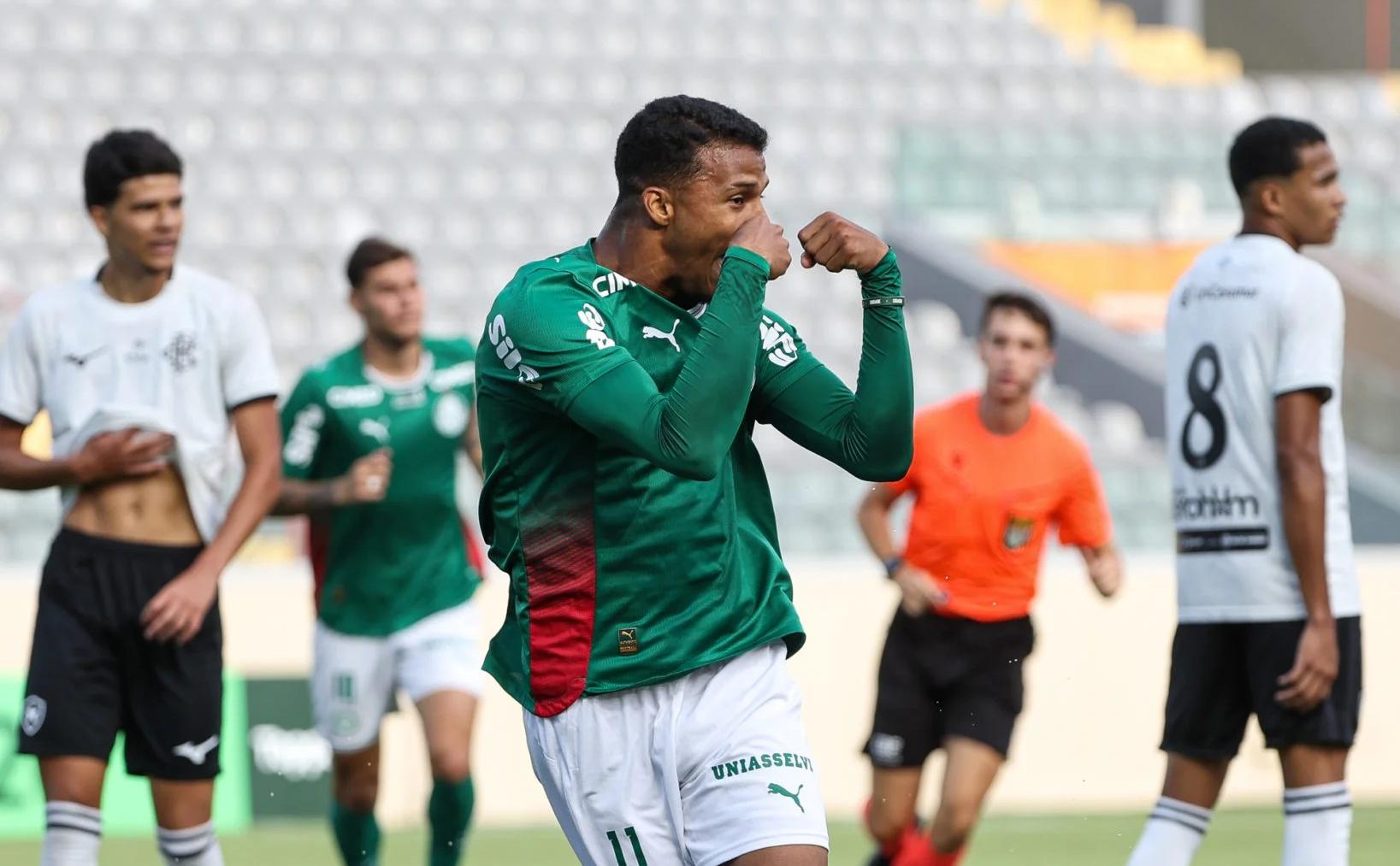 Palmeiras bate o Botafogo novamente e avança na Copa do Brasil Sub-20