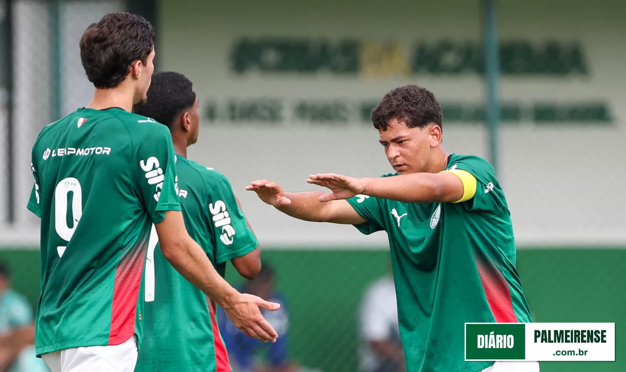 Palmeiras supera gramado ruim, vence o Jabaquara e abre vantagem no Paulista Sub-15