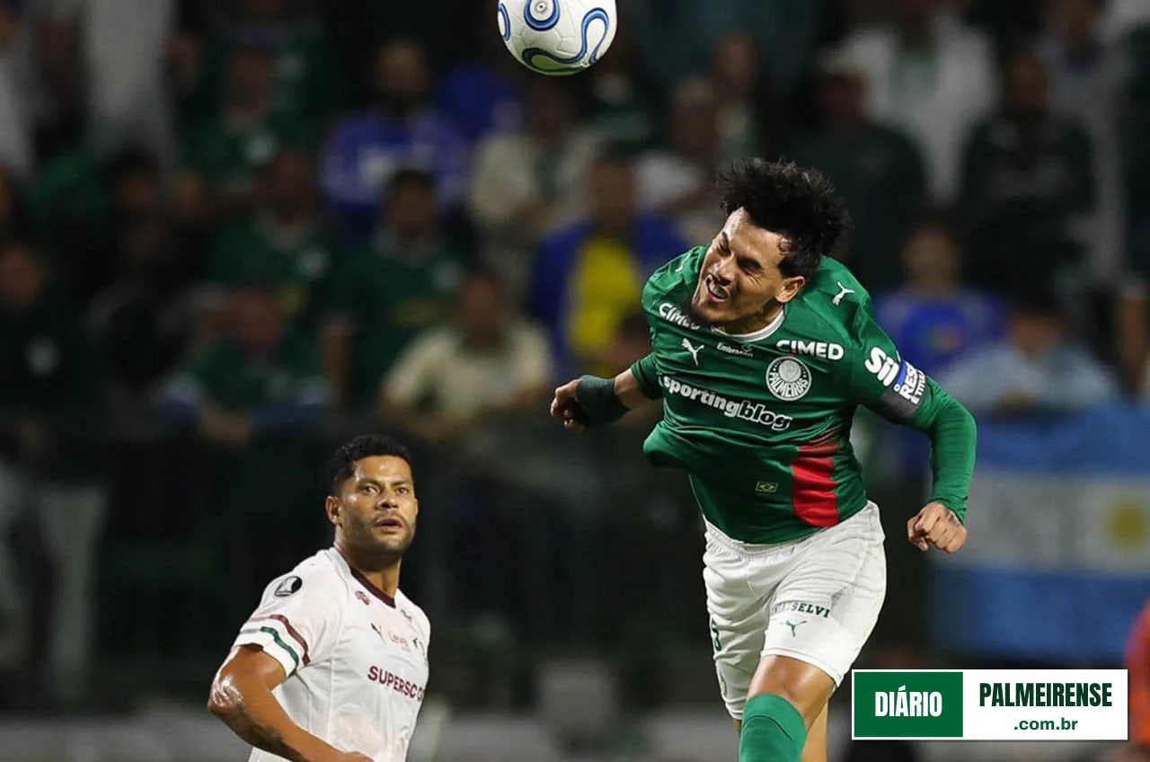 Gustavo Gómez celebra vaga em sua quarta final de Libertadores pelo Palmeiras