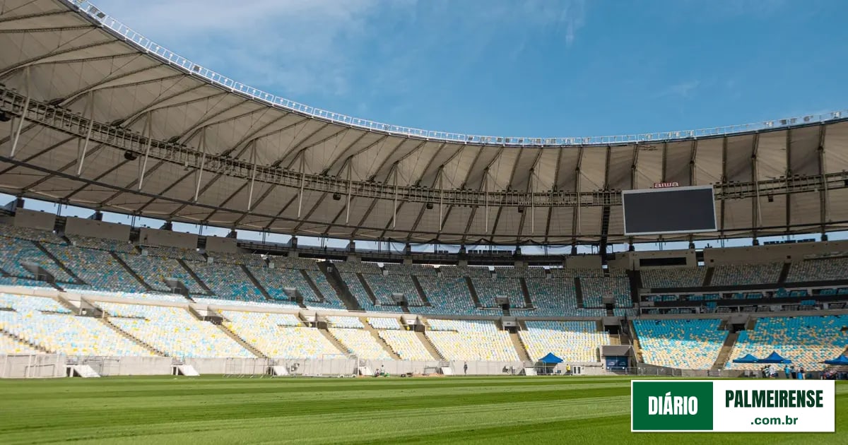 Gramado do Maracanã passa por troca recente e vira alerta para o Palmeiras