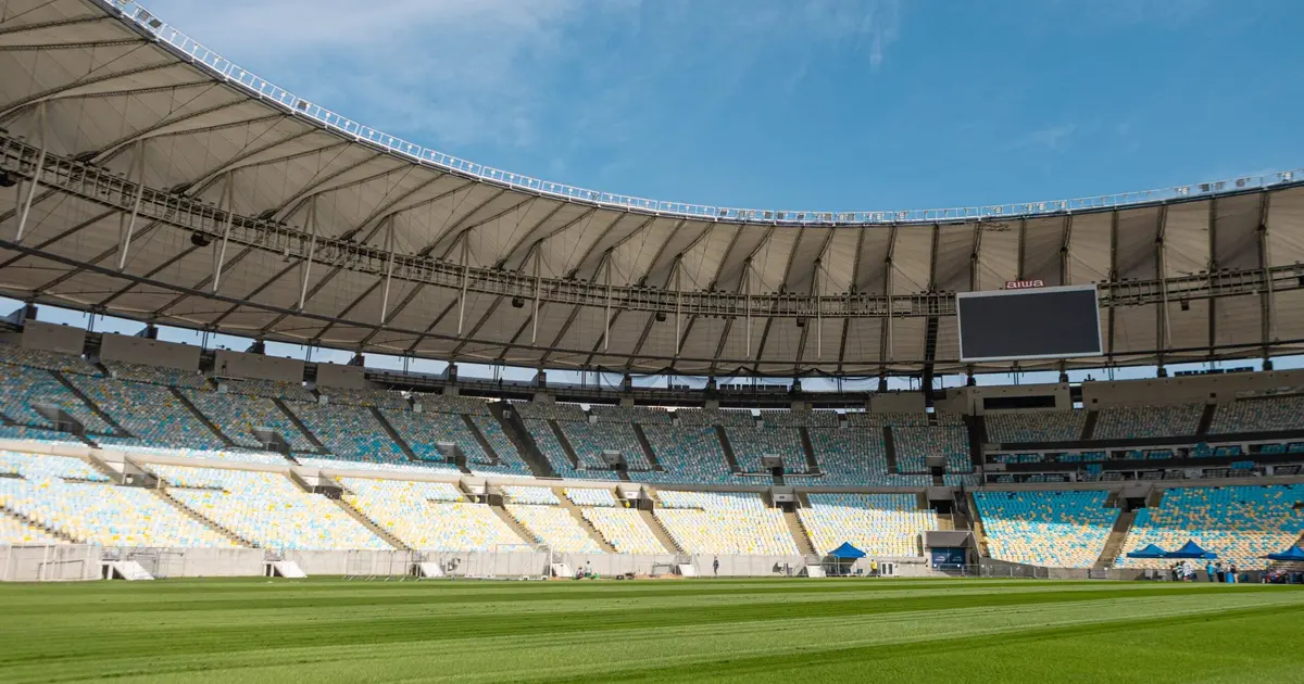 Gramado do Maracanã passa por troca recente e vira alerta para o Palmeiras