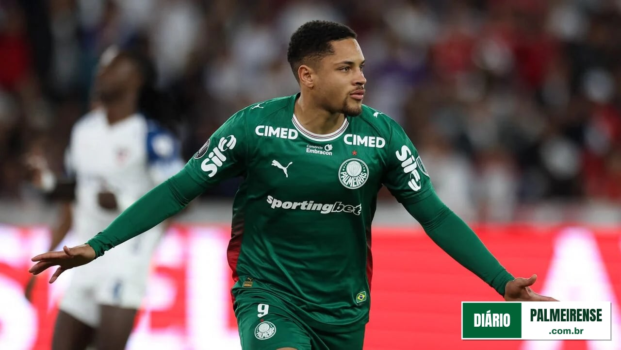 Vitor Roque avança nos treinos e pode ser titular do Palmeiras contra o Vasco