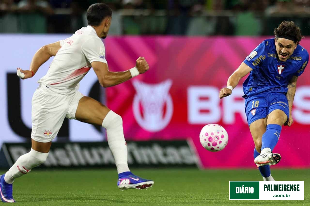 Palmeiras bate o Red Bull Bragantino em Barueri e assume a liderança do Brasileirão