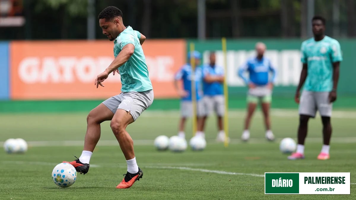 Palmeiras confirma lesão de Ramón Sosa, e Vitor Roque volta a treinar com o grupo