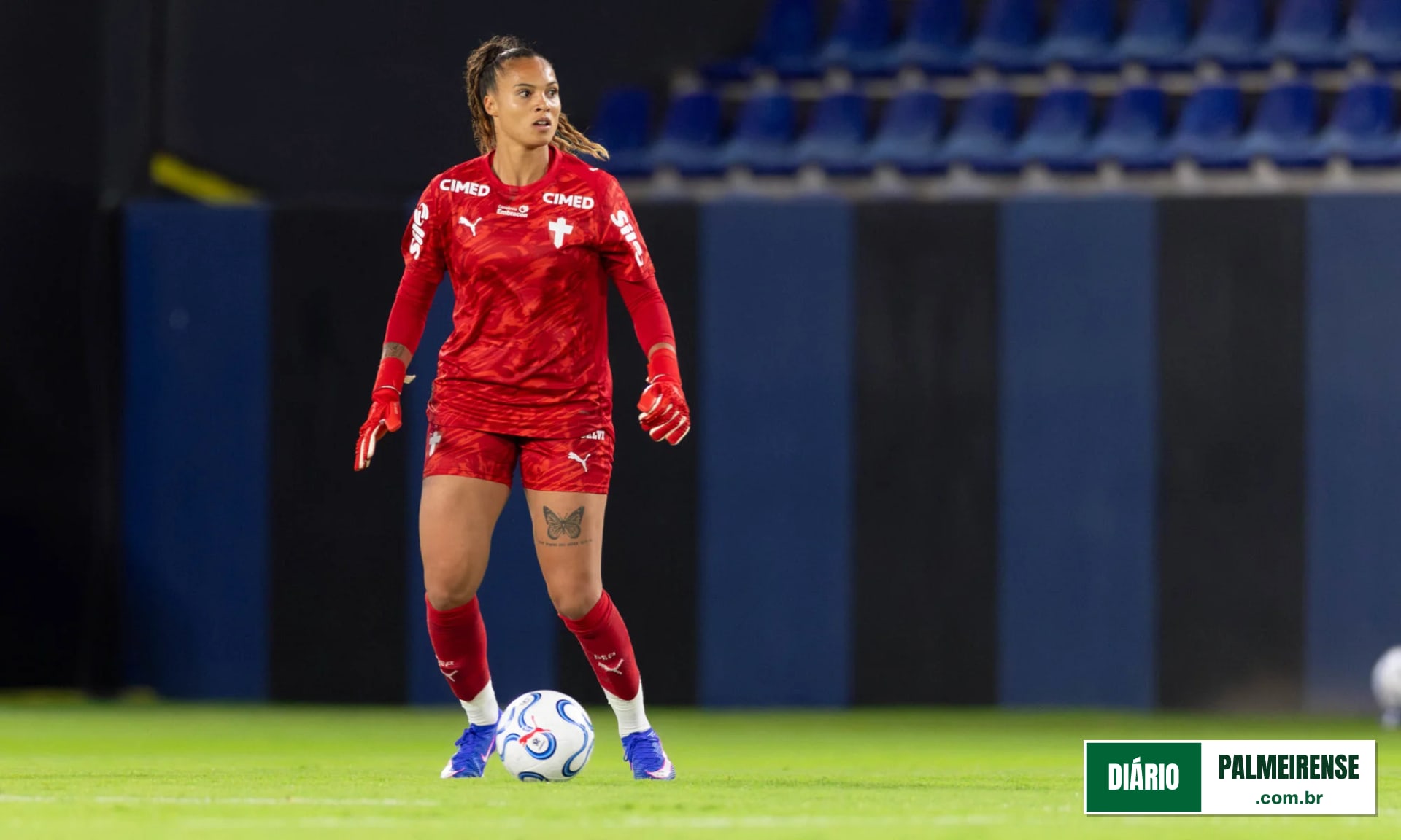 Natascha exalta intervenção decisiva na estreia do Palmeiras na Libertadores