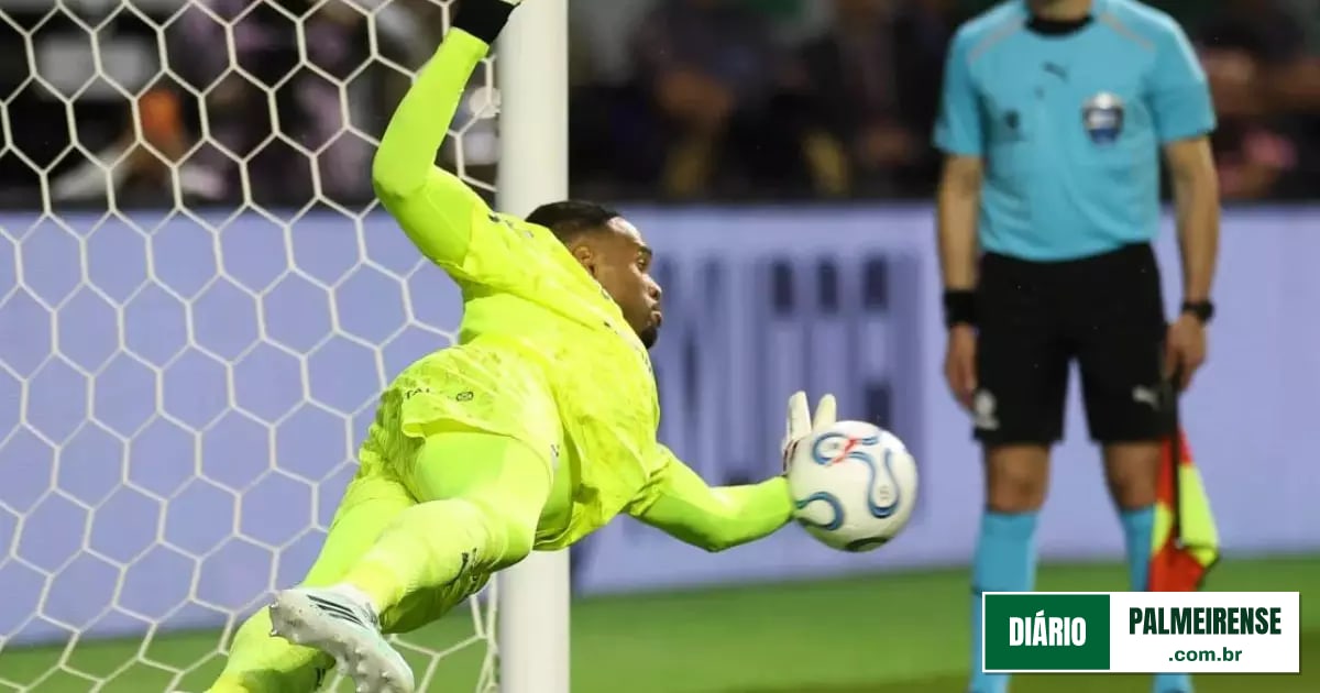 Carlos Miguel despista sobre segredo em pênalti e exalta festa da torcida do Palmeiras