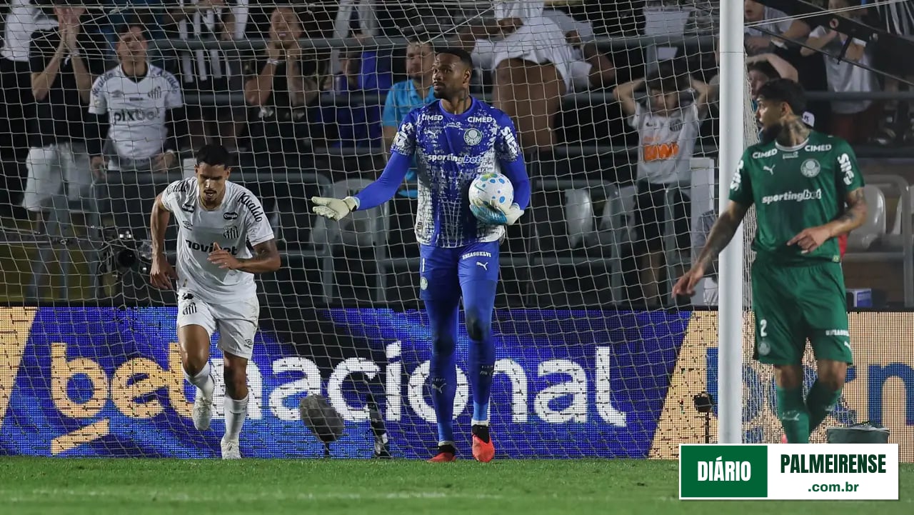 CBF escala Flavio Rodrigues de Souza para apitar clássico entre Santos e Palmeiras