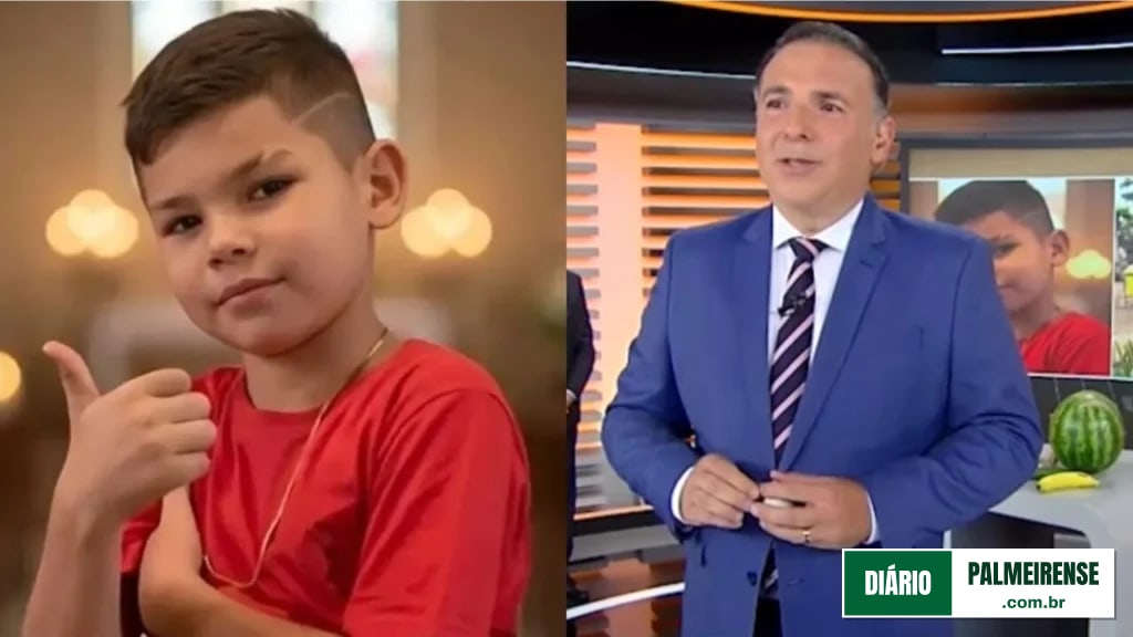 Menino ferido por cerol no Paraná ganha convite para assistir a jogo do Palmeiras