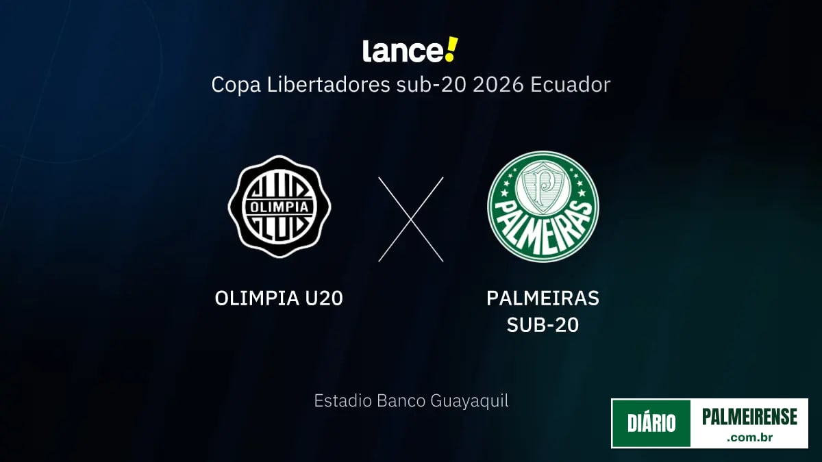 Palmeiras sub-20 empata com o Olimpia e vence disputa nos pênaltis