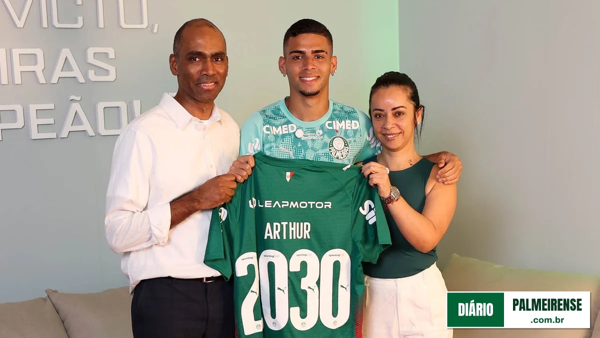 Arthur revela conselhos de Abel Ferreira contra deslumbre e recorda transição da base