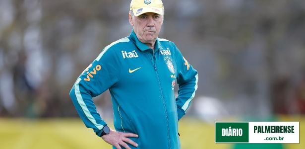 Ancelotti poupa Palmeiras e não convocará atletas do clube para a Seleção Brasileira