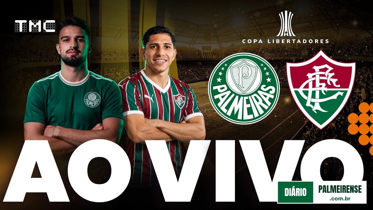 Palmeiras neutraliza o Fluminense em primeiro tempo truncado pela semifinal da Libertadores
