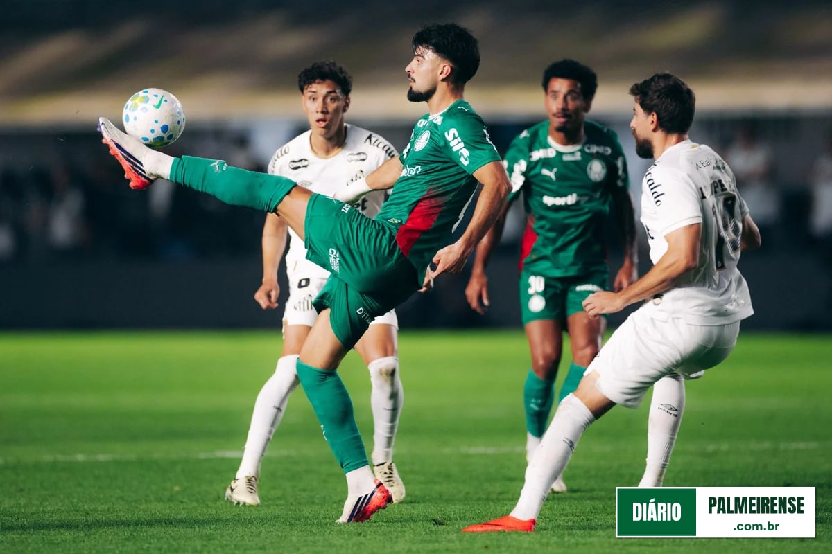 Palmeiras defende retrospecto favorável e domínio recente na Vila Belmiro