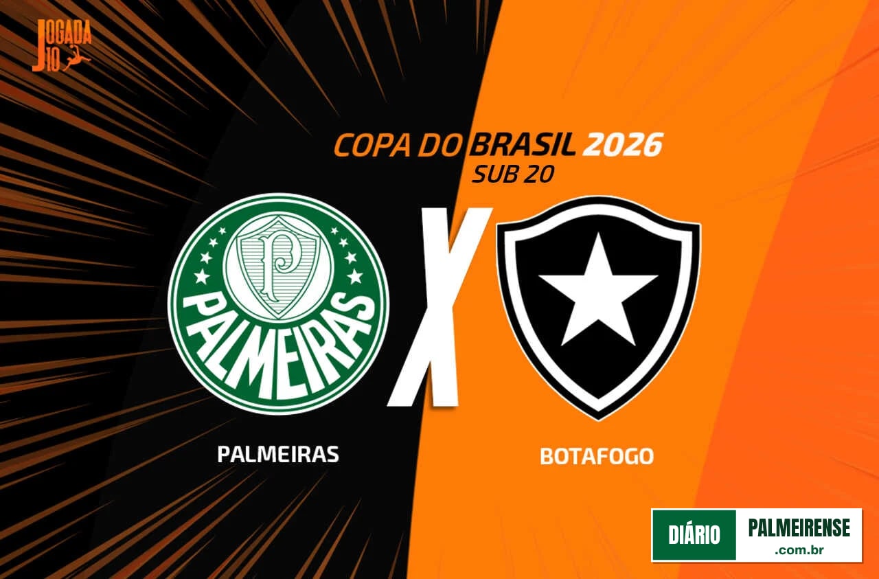Palmeiras recebe o Botafogo pelas oitavas da Copa do Brasil Sub-20; saiba tudo
