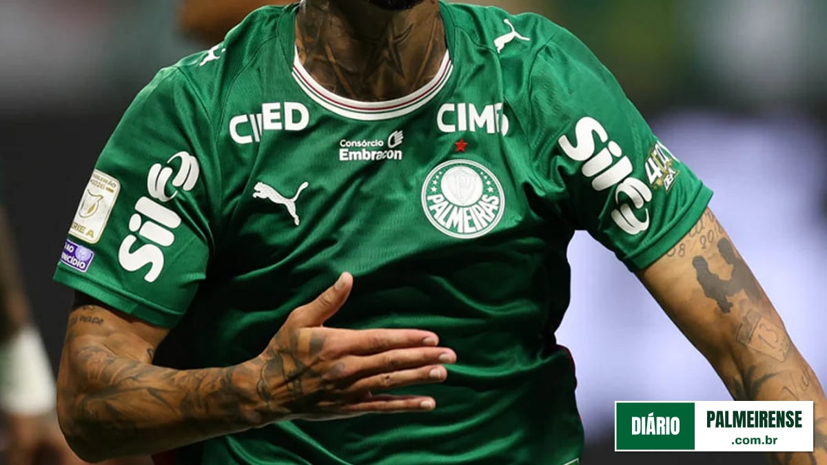 Palmeiras negocia extensão de patrocínio com a SIL para as mangas da camisa