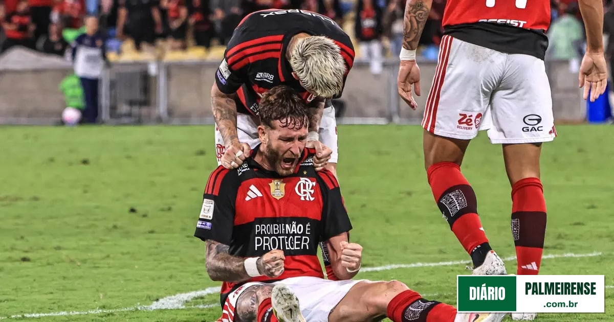 Flamengo vence nos acréscimos com pênalti polêmico e tira Palmeiras da liderança
