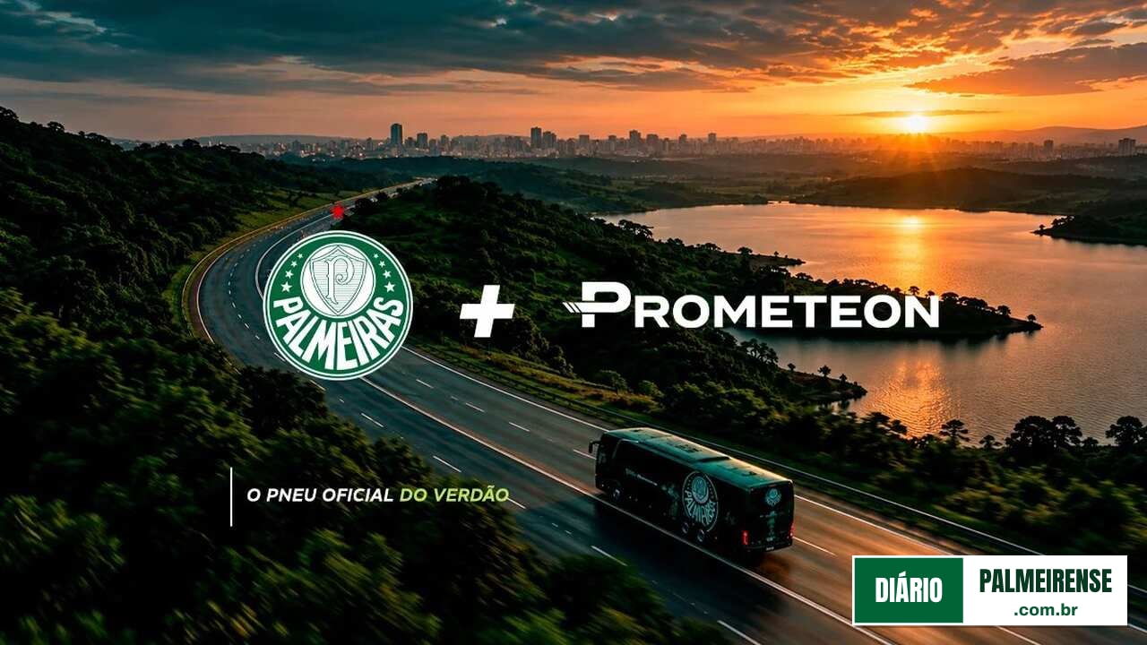 Palmeiras oficializa parceria com a Prometeon para fornecimento de pneus e patrocínio digital