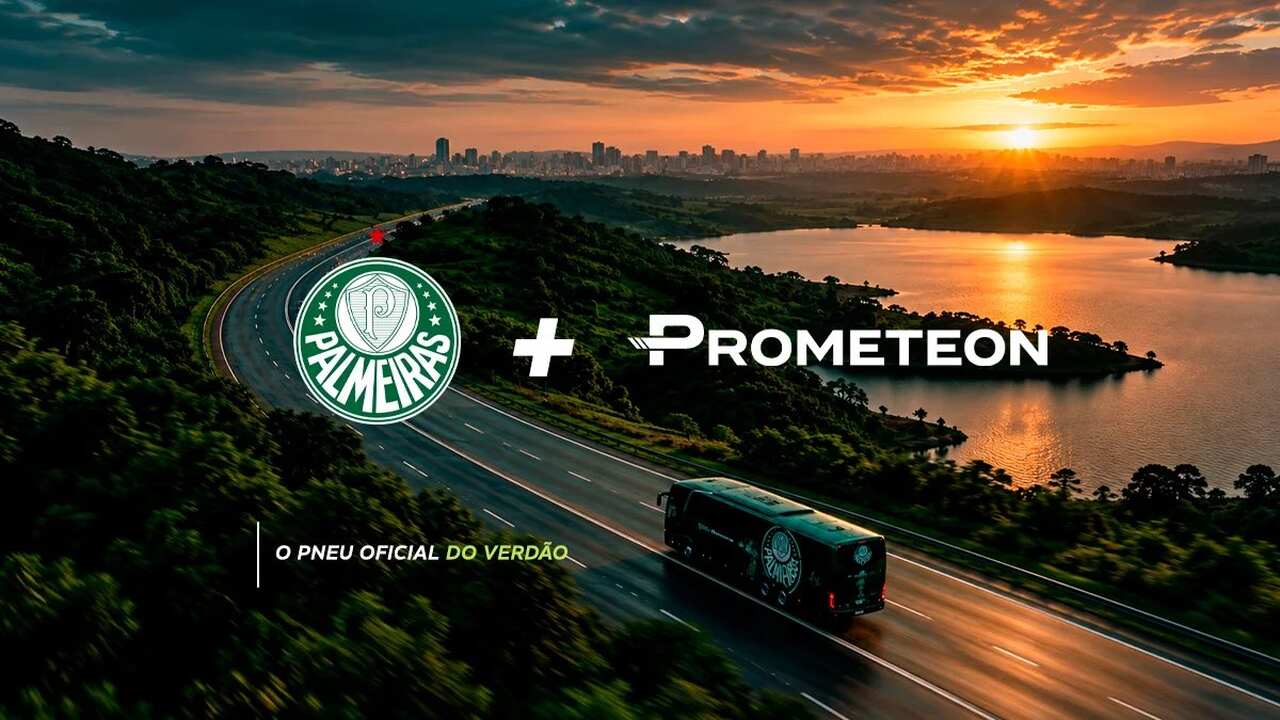 Palmeiras oficializa parceria com a Prometeon para fornecimento de pneus e patrocínio digital