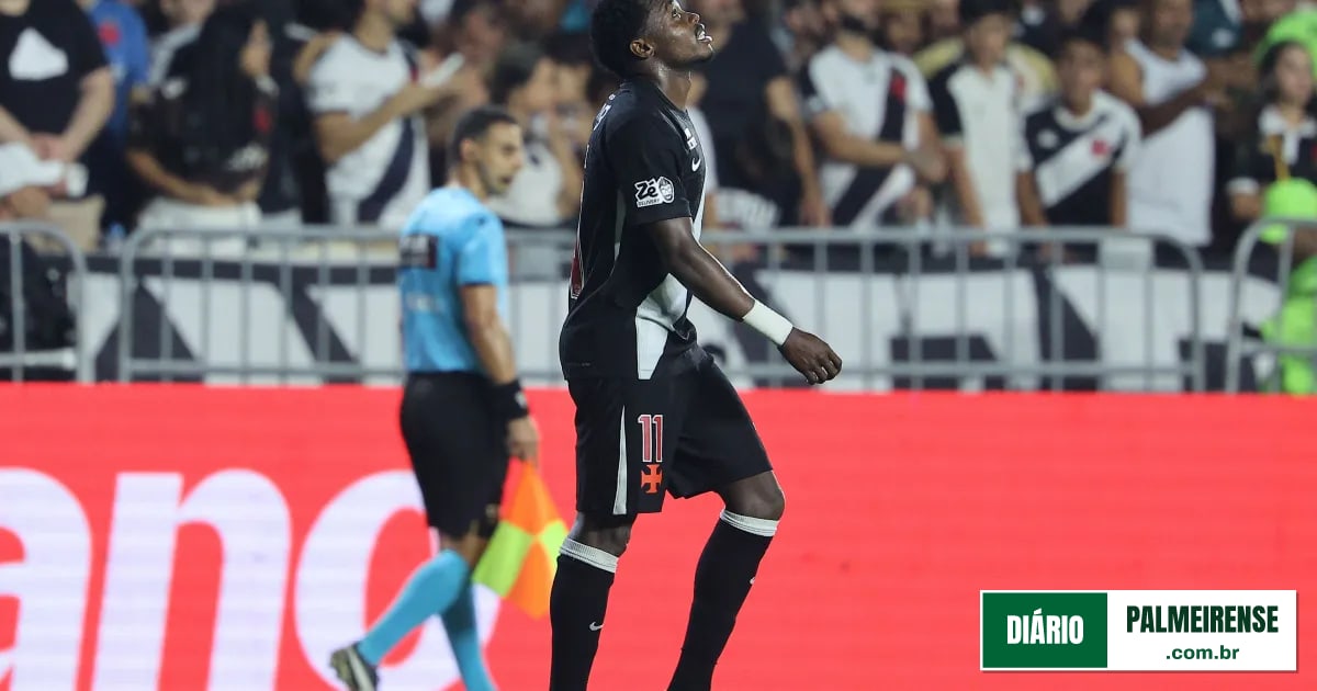 Vasco perde Andrés Gómez por lesão para semifinal contra o Palmeiras