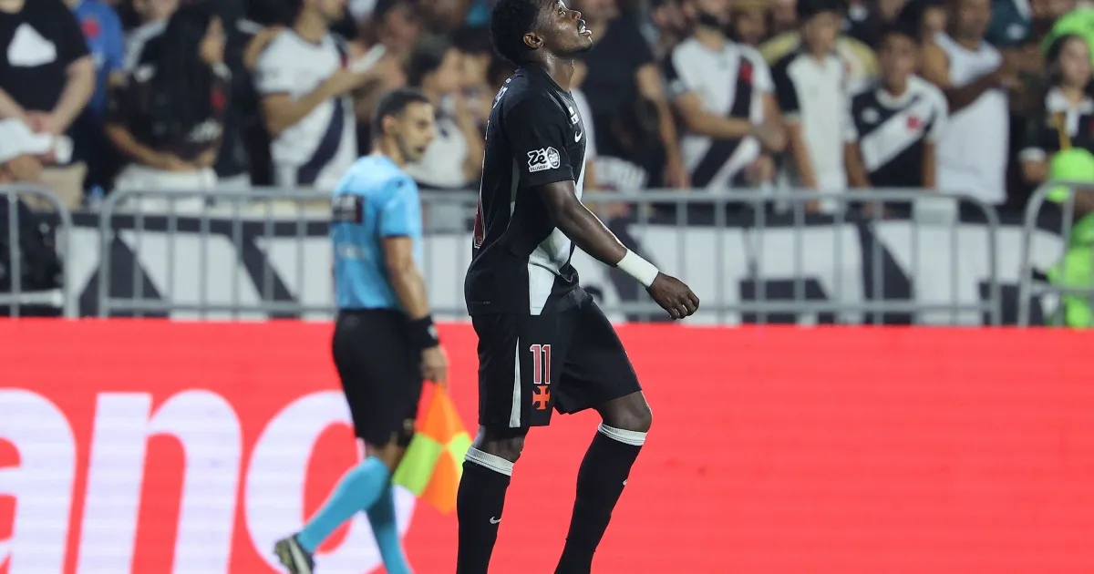 Vasco perde Andrés Gómez por lesão para semifinal contra o Palmeiras